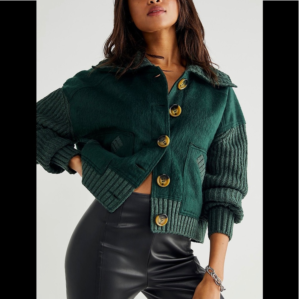 Free People Bennie Blanket Cardi XS NWT